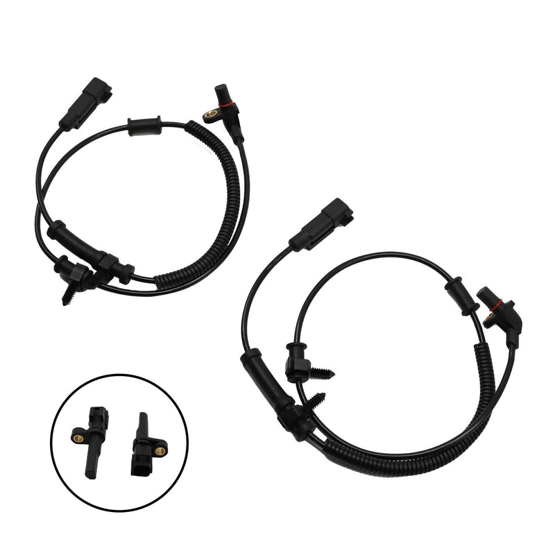 DURAFORCE 4Pcs ABS Wheel Speed Sensors Front Rear L/R for 2010-2012 Dodge RAM 1500