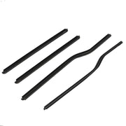 DURAFORCE 4Pc Car Window Felt Trim Seal for 99-16 Ford F250 F350 F450 F81Z 2625596AA