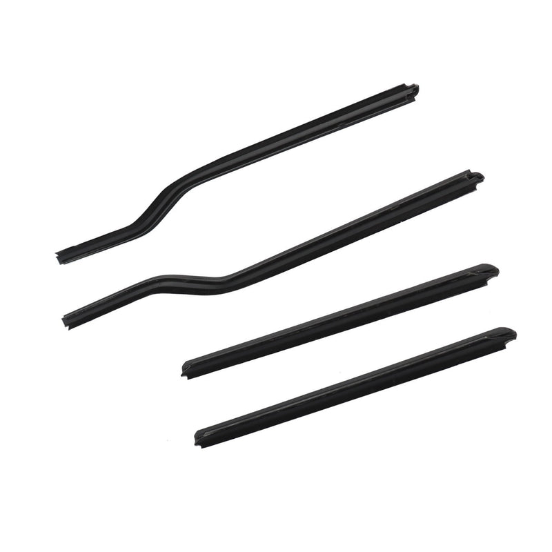 DURAFORCE 4Pc Car Window Felt Trim Seal for 99-16 Ford F250 F350 F450 F81Z 2625596AA