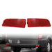 DURAFORCE 2x Red Rear Bumper Reflector Lights for 2010-18 Mercedes Benz Sprinter 2500
