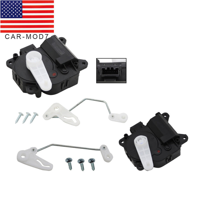 DURAFORCE 2pcs Heater Blend Door Actuator for 07-15 Ford Edge & MKX Before 12/24/14