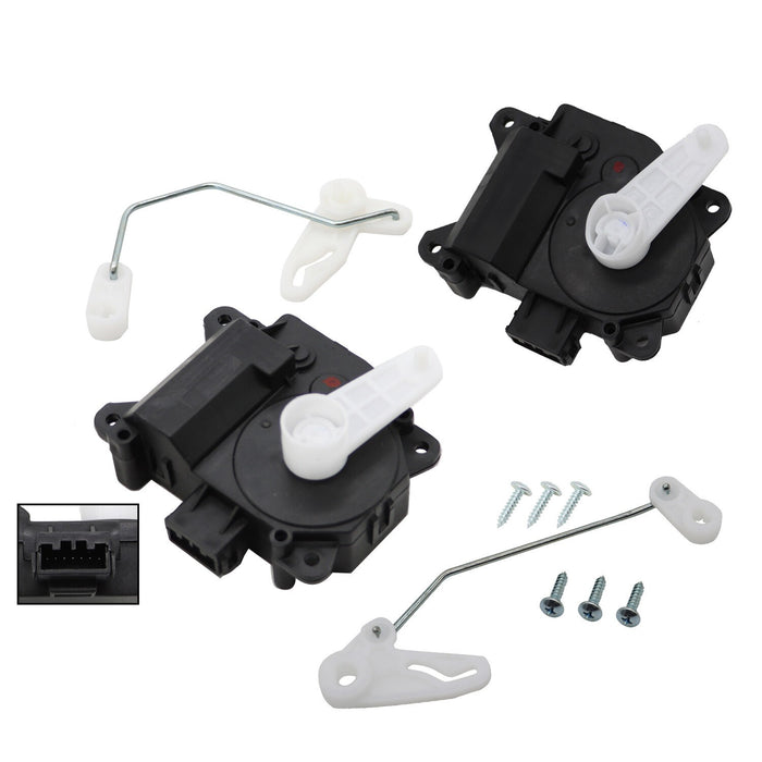 DURAFORCE 2pcs Heater Blend Door Actuator for 07-15 Ford Edge & MKX Before 12/24/14