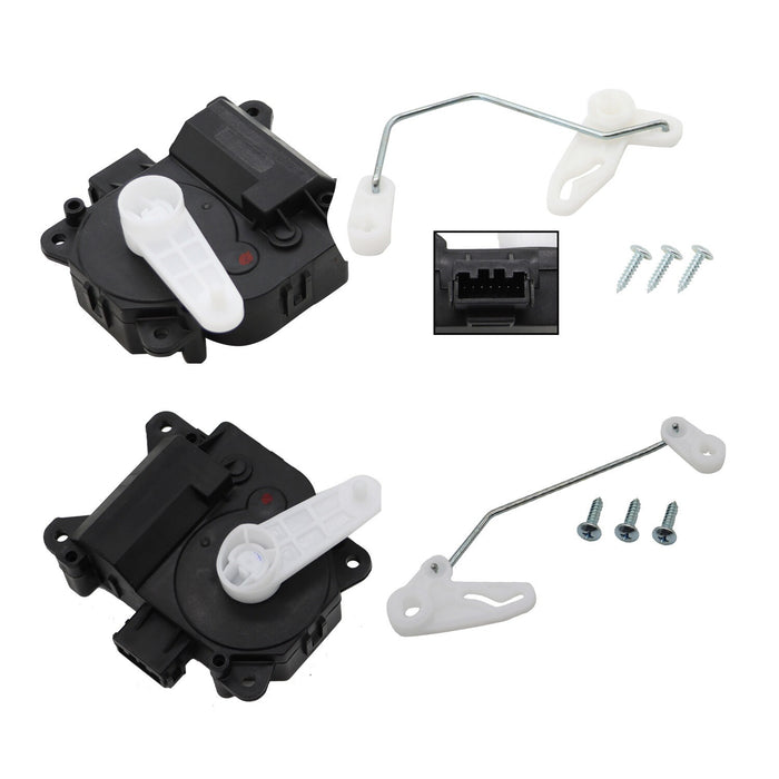 DURAFORCE 2pcs Heater Blend Door Actuator for 07-15 Ford Edge & MKX Before 12/24/14