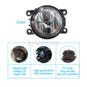 DURAFORCE 2pcs H11 110W Fog Light Driving Lamps Car Accessories Left & Right Side