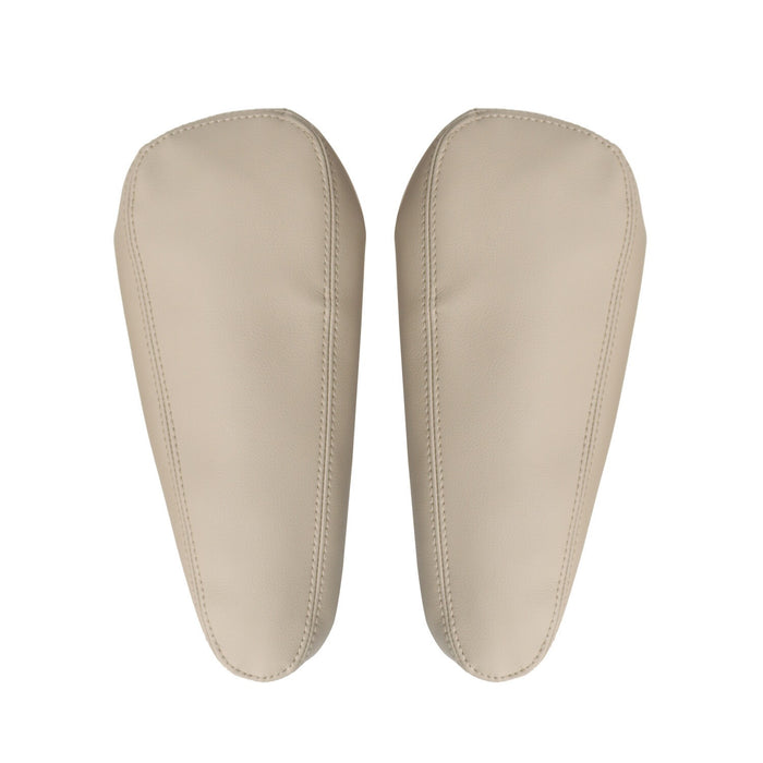 DURAFORCE 2pcs Beige Leather Armrest Covers for Lexus GX470 2003-2009 Seat Replacement