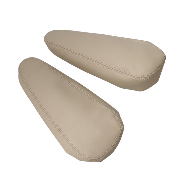 DURAFORCE 2pcs Beige Leather Armrest Covers for Lexus GX470 2003-2009 Seat Replacement