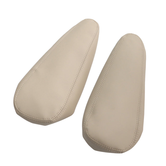 DURAFORCE 2pcs Beige Leather Armrest Covers for Lexus GX470 2003-2009 Seat Replacement