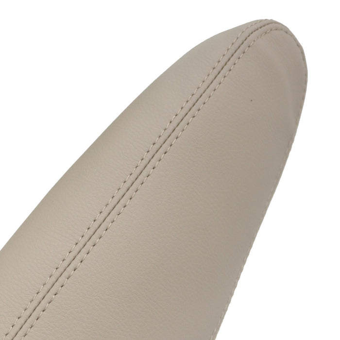 DURAFORCE 2pcs Beige Leather Armrest Covers for Lexus GX470 2003-2009 Seat Replacement