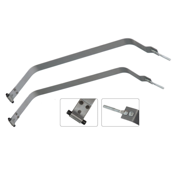 DURAFORCE 2pcs Fuel Tank Straps for Jeep Wrangler YJ 1987-95 L4 2.5L 4.0L 4.2L