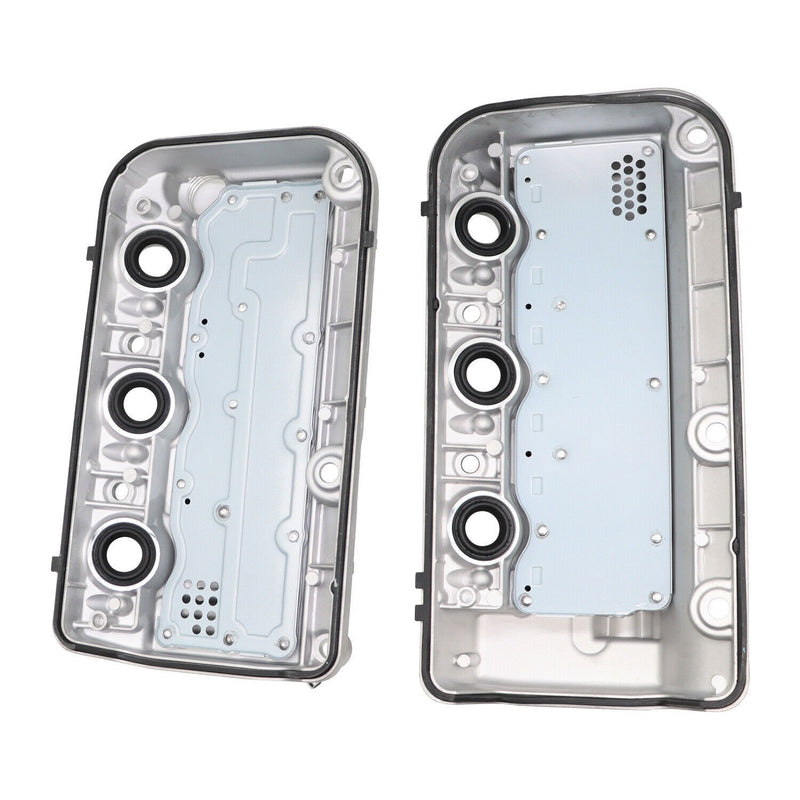 DURAFORCE 2Pcs Front & Rear Engine Valve Cover for Honda Accord Pilot Odyssey Acura RDX