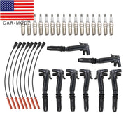 DURAFORCE 8X Ignition Coils & Spark Plug Tune Up Kit for 2011-2017 Ford F250 F350 6.2L V8