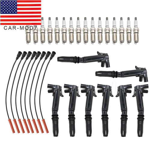DURAFORCE 8X Ignition Coils & Spark Plug Tune Up Kit for 2011-2017 Ford F250 F350 6.2L V8