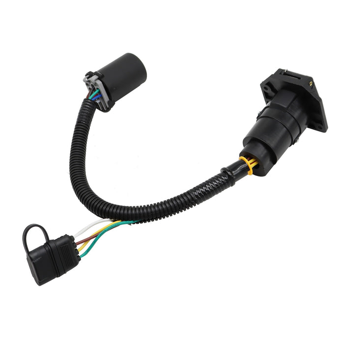 DURAFORCE 7-Way Trailer Wiring Harness & 4-Way Flat Plug Kit for Chevy Silverado 1500/2500