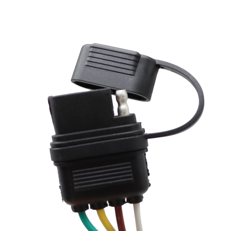 DURAFORCE 7-Way Trailer Wiring Harness & 4-Way Flat Plug Kit for Chevy Silverado 1500/2500