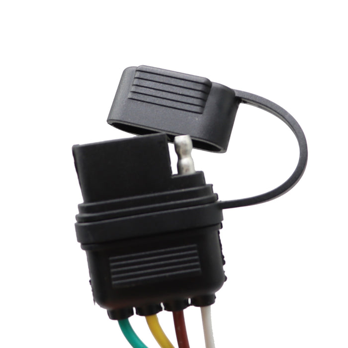 DURAFORCE 7-Way Trailer Wiring Harness & 4-Way Flat Plug Kit for Chevy Silverado 1500/2500