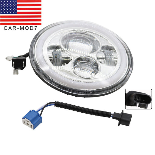 DURAFORCE 7" LED Headlight Hi/Lo Beam Projector for Harley-Davidson Street Glide FLHX