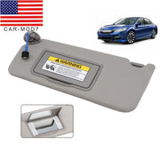 DURAFORCE Gray Driver Side Sun Visor Assembly 2013-2017 Honda Accord 83280T2FA52ZA