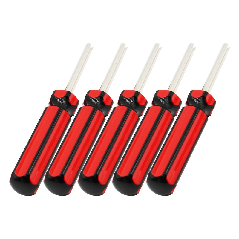 DURAFORCE 5x Car Tire Valve Stem Core Remover Screwdriver Tube Repair Tool Kit