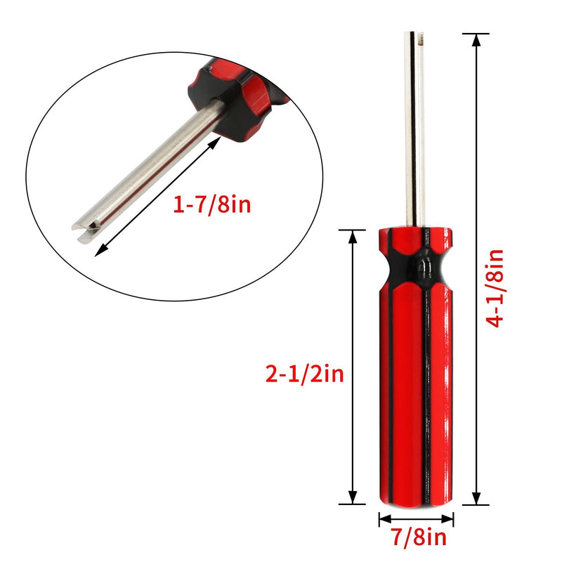 DURAFORCE 5x Car Tire Valve Stem Core Remover Screwdriver Tube Repair Tool Kit