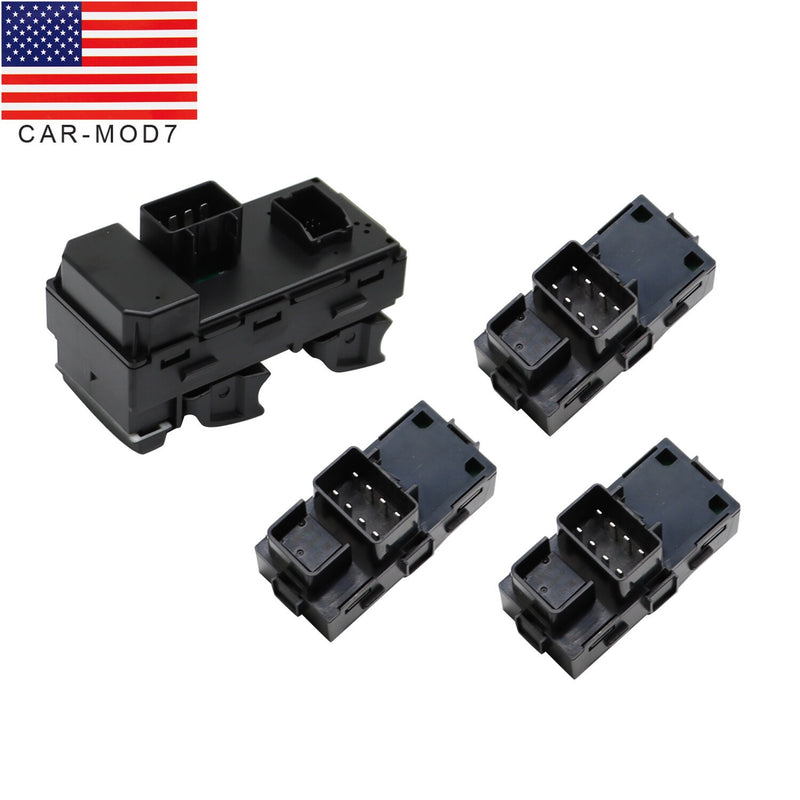 DURAFORCE 4x Window Switch for Chevy Silverado GMC Sierra 1500 2500 3500 HD 2007-2013