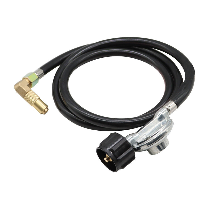 DURAFORCE 5FT Propane Regulator Hose with 90° Elbow Adapter for Blackstone 17" & 22