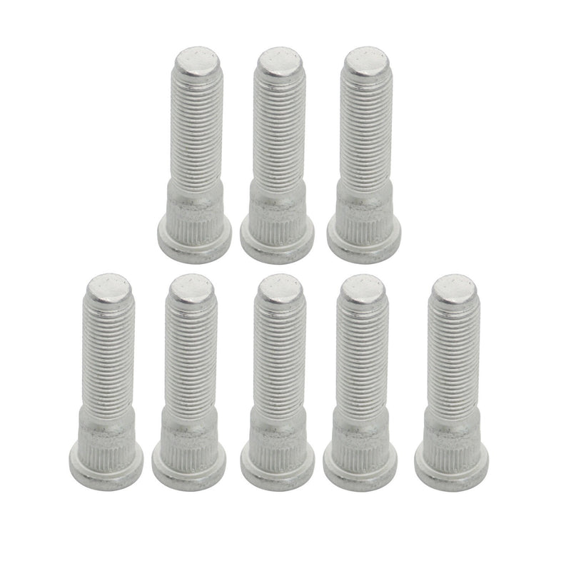 DURAFORCE 8pcs Front & Rear Wheel Hub Stud Set for 2012-2019 Dodge Ram 2500 3500