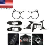 DURAFORCE Carbon Fiber Interior Trim Cover for Nissan 370Z 2009-2020 Full Set