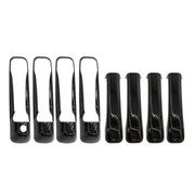 DURAFORCE 8PCS Gloss Black Door Handle Covers Trim for Dodge RAM 1500 2009-2018
