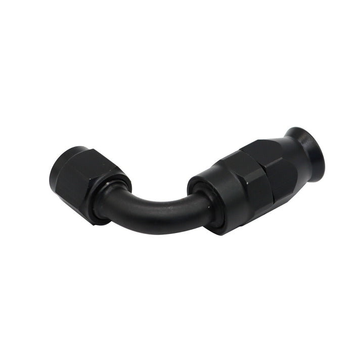 DURAFORCE 6AN Black Nylon PTFE Fuel Line Hose Kit 12ft 6 Fittings E85 Compatible