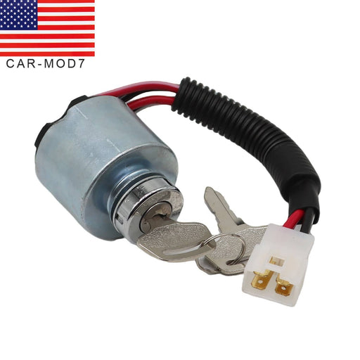 DURAFORCE Kubota Ignition Switch w/ Keys 66101-55200 for TG1860G ZD18 ZD21 ZD28 Models