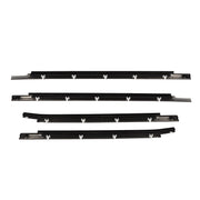 DURAFORCE 4Pcs Weatherstrip Outer Lower Window Seal for Toyota Tundra 2000-2006 Double Cab