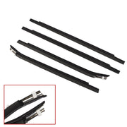 DURAFORCE 4Pcs Weatherstrip Outer Lower Window Seal for Toyota Tundra 2000-2006 Double Cab