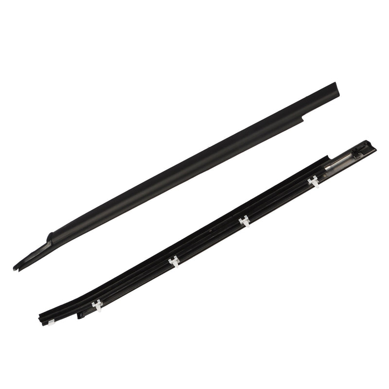 DURAFORCE 4Pcs Weatherstrip Outer Lower Window Seal for Toyota Tundra 2000-2006 Double Cab