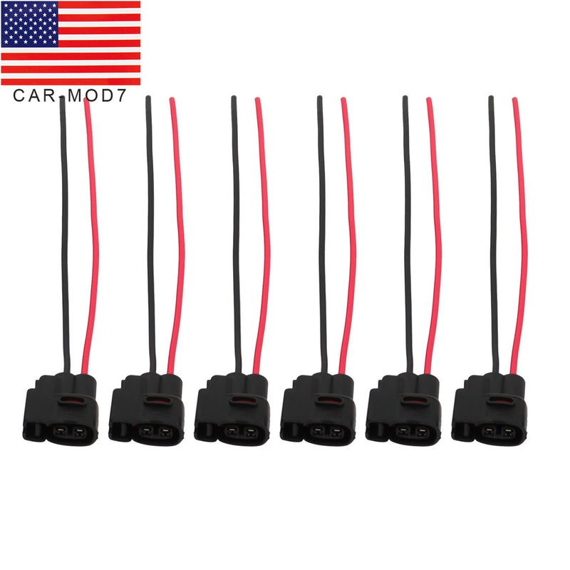 DURAFORCE Ignition Coil Connector Plug Harness Wire for Kia Toyota 6-Pin 610-00119