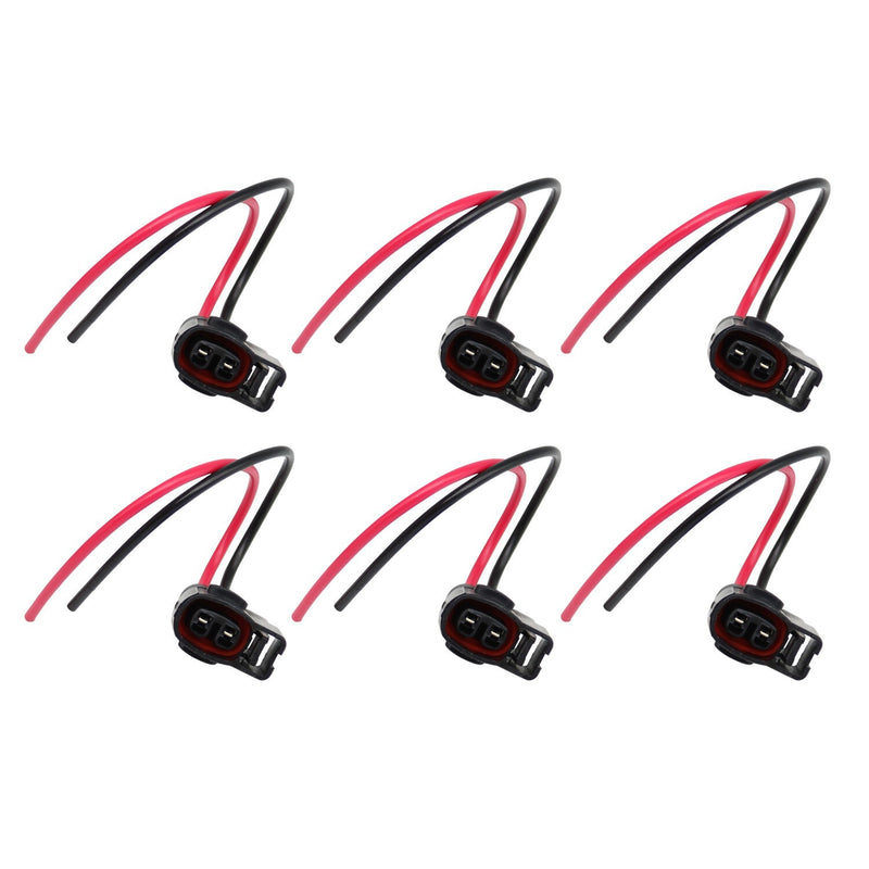 DURAFORCE Ignition Coil Connector Plug Harness Wire for Kia Toyota 6-Pin 610-00119