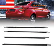 DURAFORCE 4pcs Side Door Molding Belt Set for 2003-2008 Toyota Corolla ZZE121 ZZE122