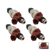 DURAFORCE 4Pcs Fuel Injectors 23250-35040 for Toyota 4Runner Pickup T100 1989-95 22RE