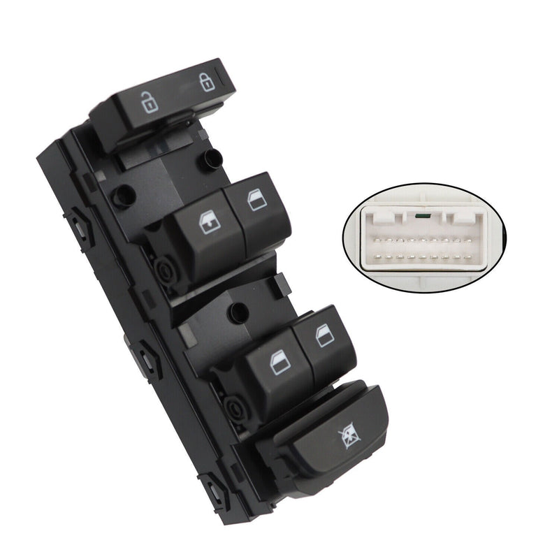 DURAFORCE Kia Forte 2019-2021 Driver Door Power Window Switch Black 93571M6100 US