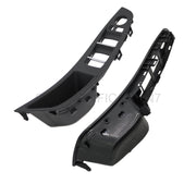 DURAFORCE 7pcs Black Inner Door Handle Trim Cover Set for BMW 5 Series F10 F11