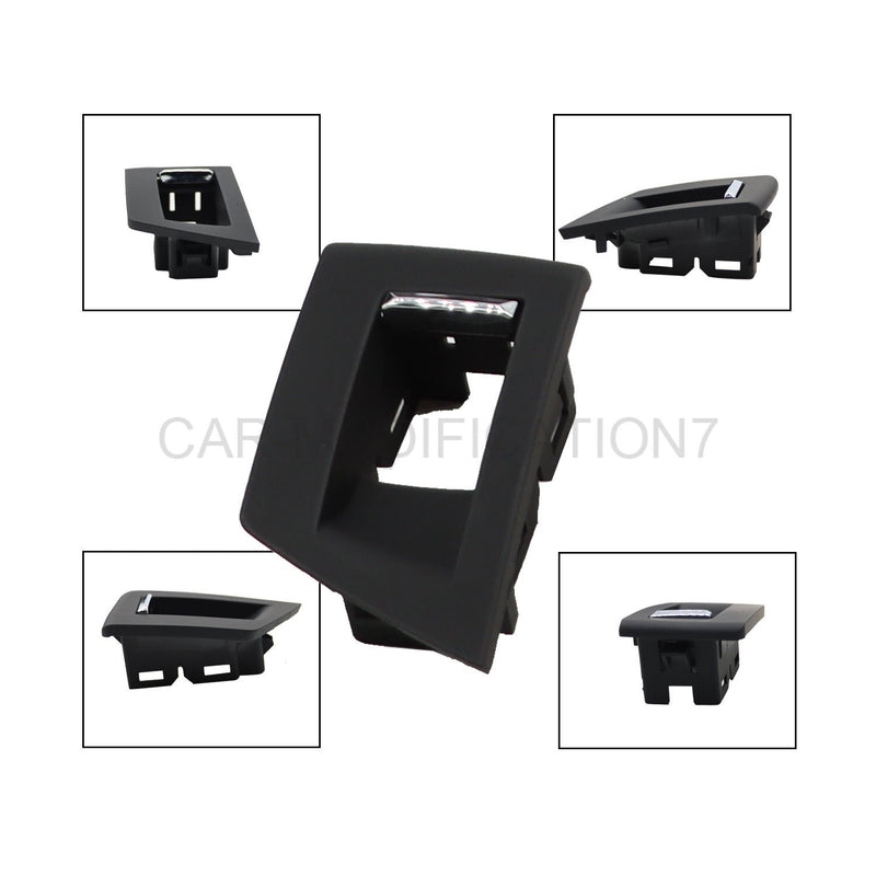 DURAFORCE 7pcs Black Inner Door Handle Trim Cover Set for BMW 5 Series F10 F11