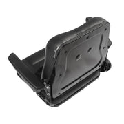 DURAFORCE Adjustable Tractor Seat w/ Safety Belt & Armrest Universal Forklift Backrest