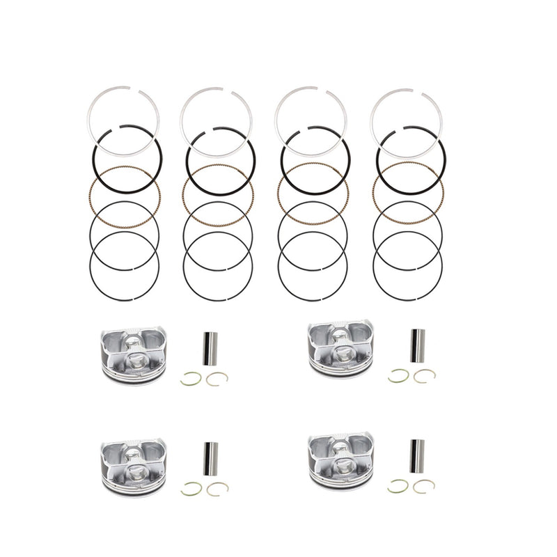 DURAFORCE 4X Connecting Rod Pistons for 2011-19 Hyundai Sonata Kia Sorento Optima 2.4L