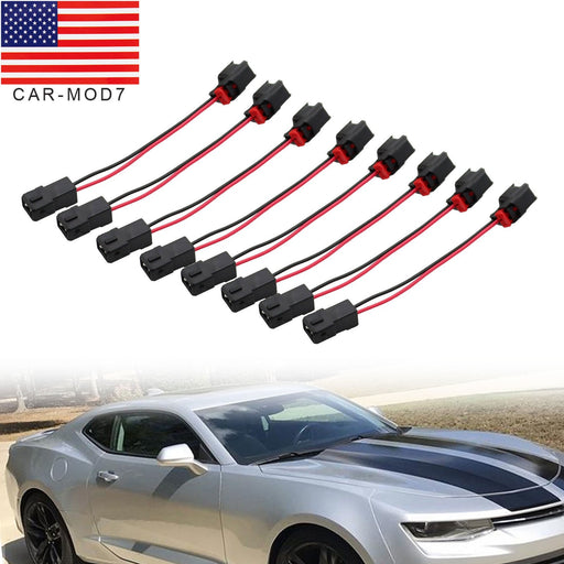 DURAFORCE 8X Fuel Injector Adapter EV1 to EV6/EV14 USCAR for LS1 LS2 LS3 LT1 Engines