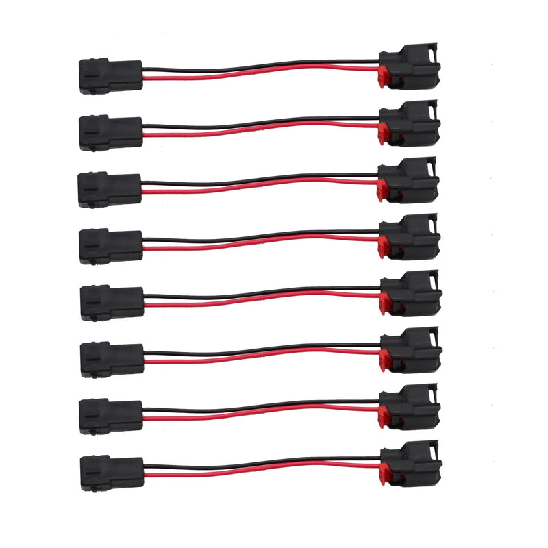 DURAFORCE 8X Fuel Injector Adapter EV1 to EV6/EV14 USCAR for LS1 LS2 LS3 LT1 Engines