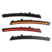 DURAFORCE 4x Smoke LED Fender Side Marker Lights for 2014-2019 Chevy Corvette C7