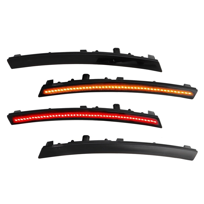 DURAFORCE 4x Smoke LED Fender Side Marker Lights for 2014-2019 Chevy Corvette C7