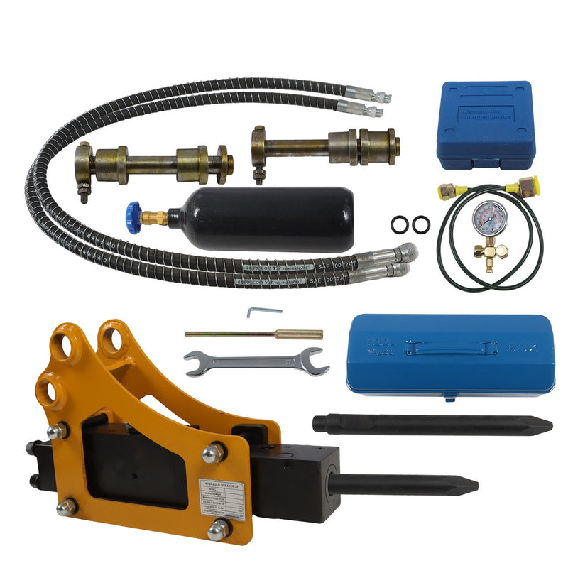 DURAFORCE Hydraulic Rock Breaker Hammer Accessories for Small Excavators