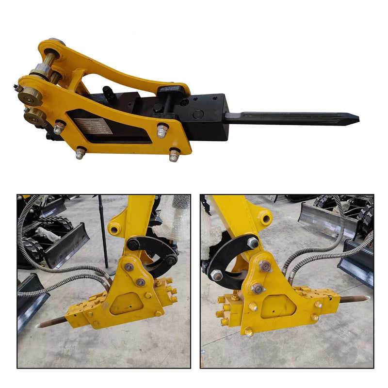 DURAFORCE Hydraulic Rock Breaker Hammer Accessories for Small Excavators