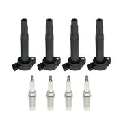 DURAFORCE 4PCS Ignition Coil & Spark Plug Set for Toyota Camry RAV4 Avalon L4 2.5L US
