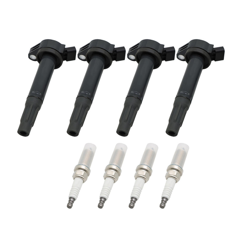 DURAFORCE 4PCS Ignition Coil & Spark Plug Set for Toyota Camry RAV4 Avalon L4 2.5L US